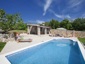 Attractive villa with private swimming pool beach volleyball and fenced garden